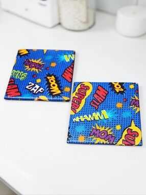 Old Comic Strip Coaster Set
